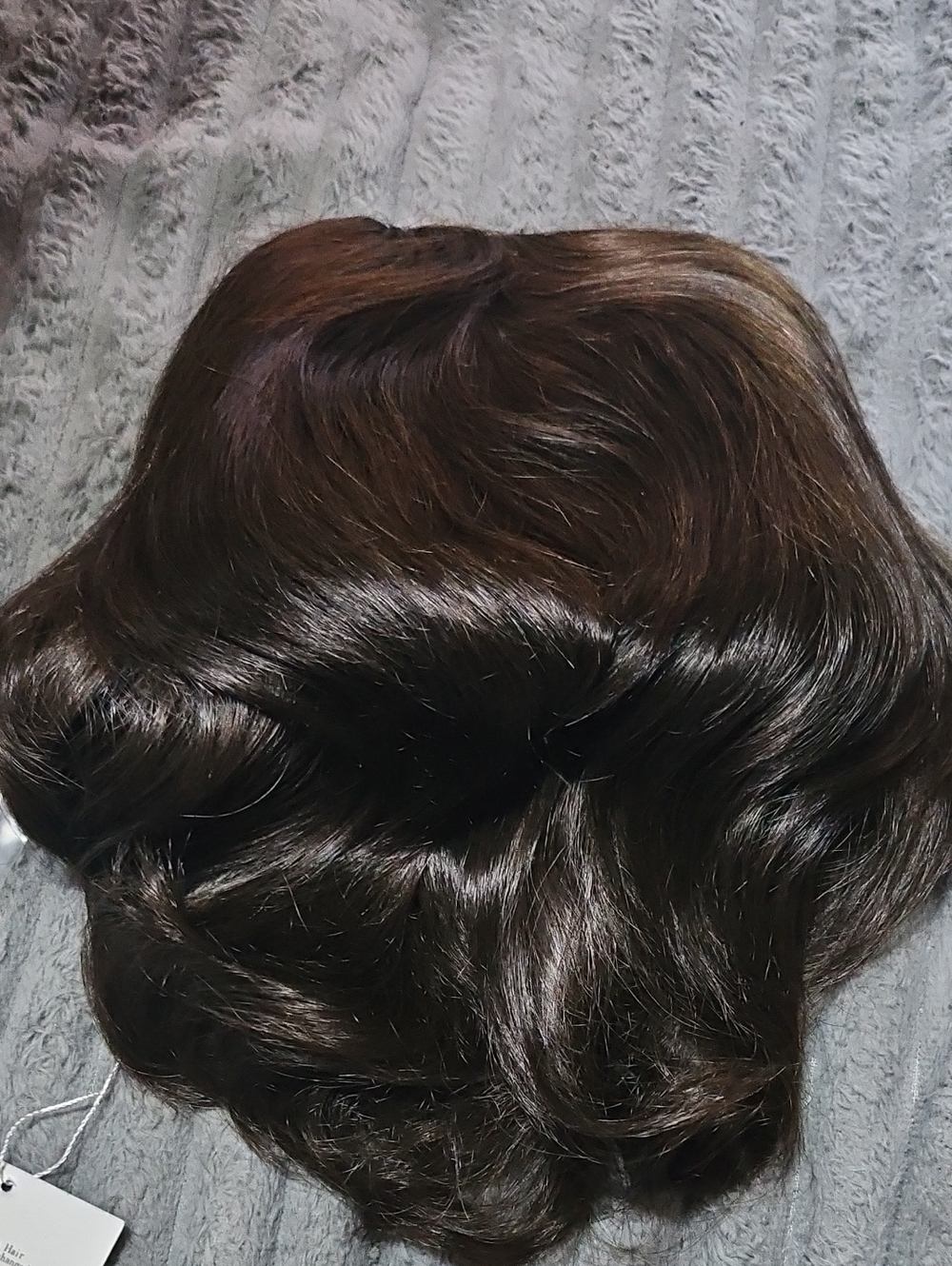 100% Hair Natural Brown Women’s Hairpiece 12 Inch - Smooth And Thick Half Wig?